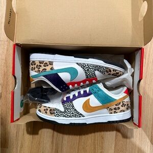 Nike Multicolor Animal Print Sneakers